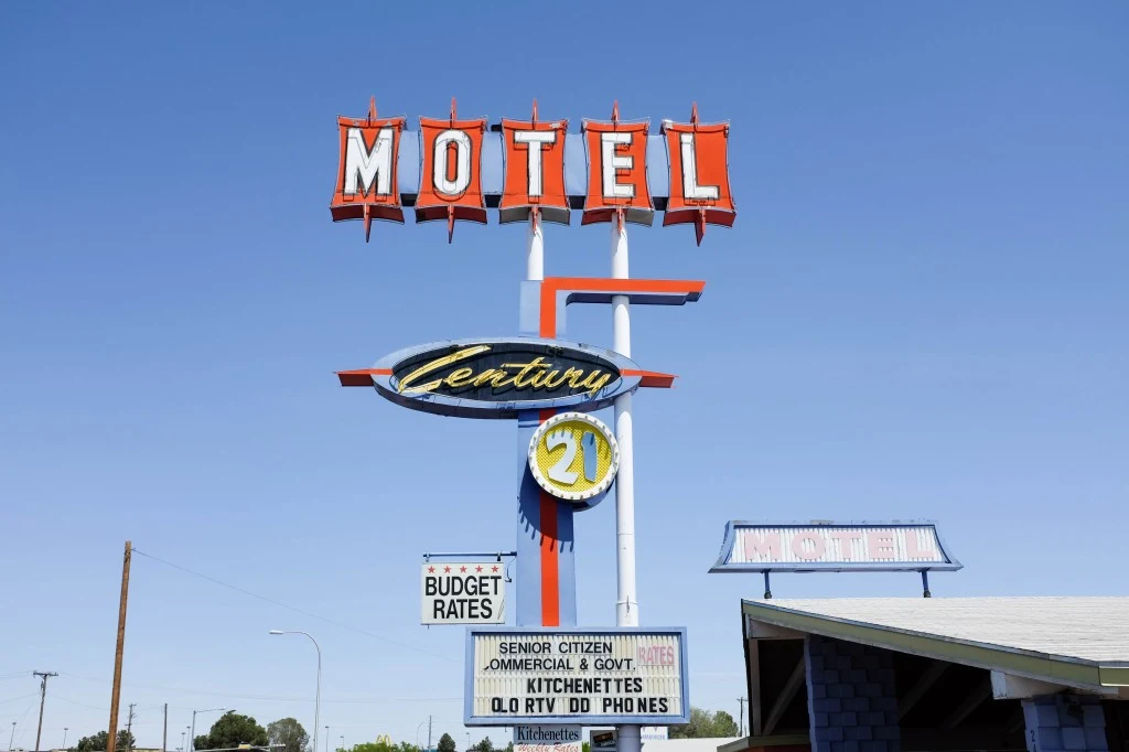 Century 21 Motel, Vintage Neon Sign, Las Cruces