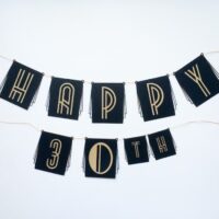 DIY Roaring '20s Birthday or New Years Eve Party Banner!