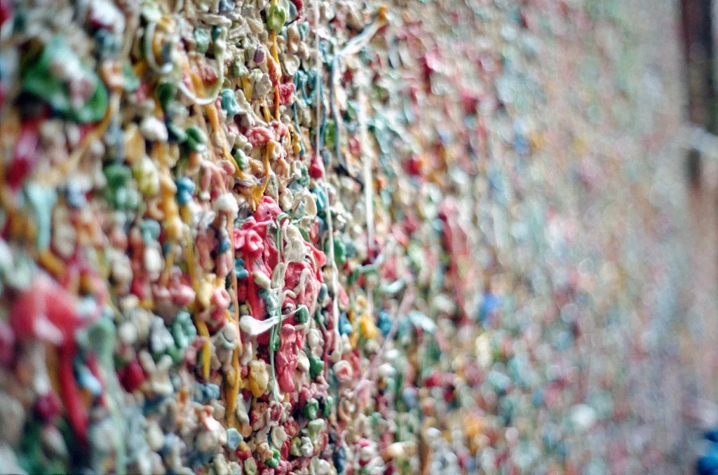 Seattle Pike Place Market Gum Wall - Legal Miss Sunshine