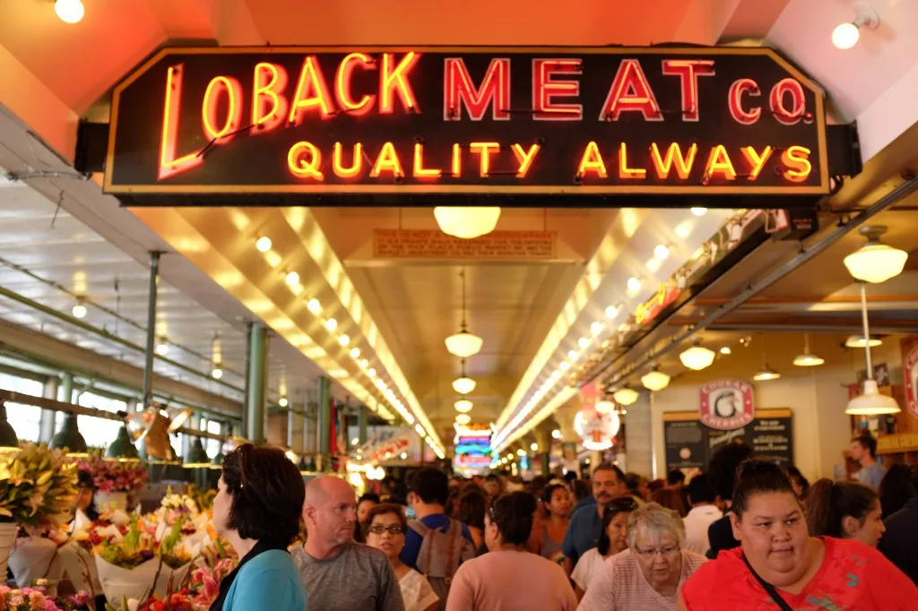 Seattle Pike Place Market - Legal Miss Sunshine