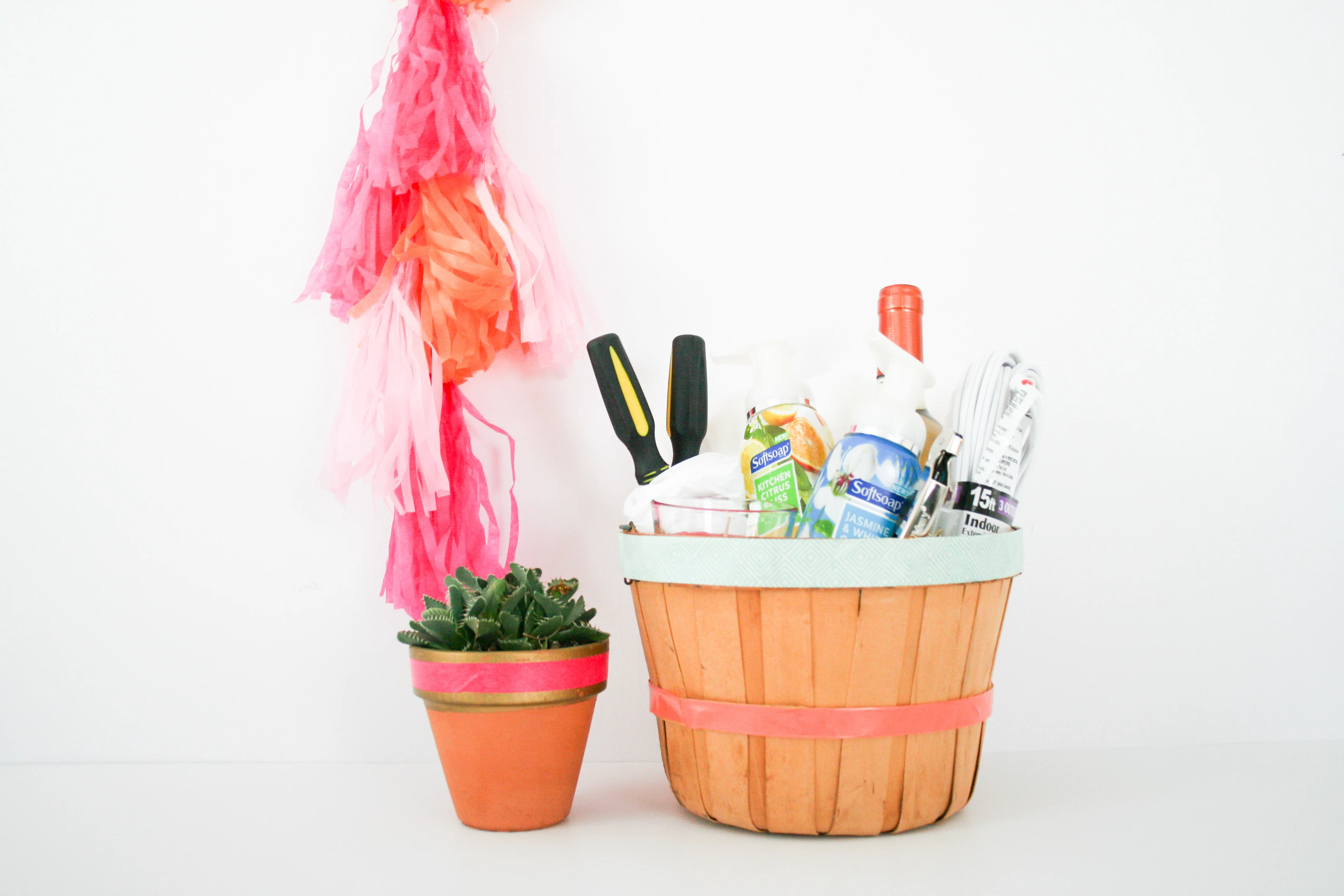 Moving Day Housewarming Gift Basket DIY - Legal Miss Sunshine