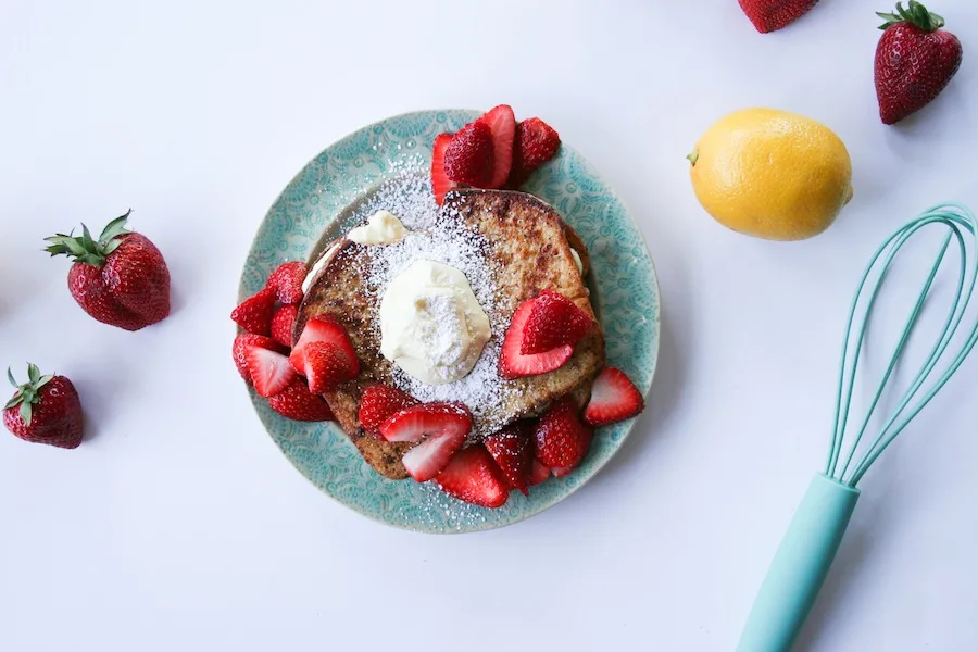 Lemon Cream Cheese Stuffed French Toast - Legal Miss Sunshine