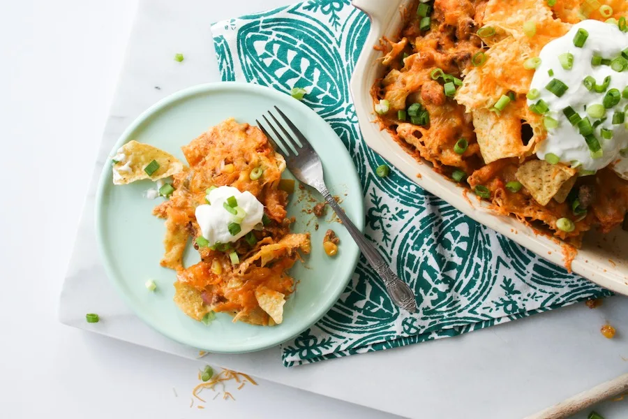 Baked Nacho Casserole Recipe // Legal Miss Sunshine