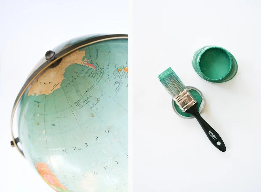 Anthropologie Inspired DIY Globe made with Cricut Explore // Legal Miss Sunshine