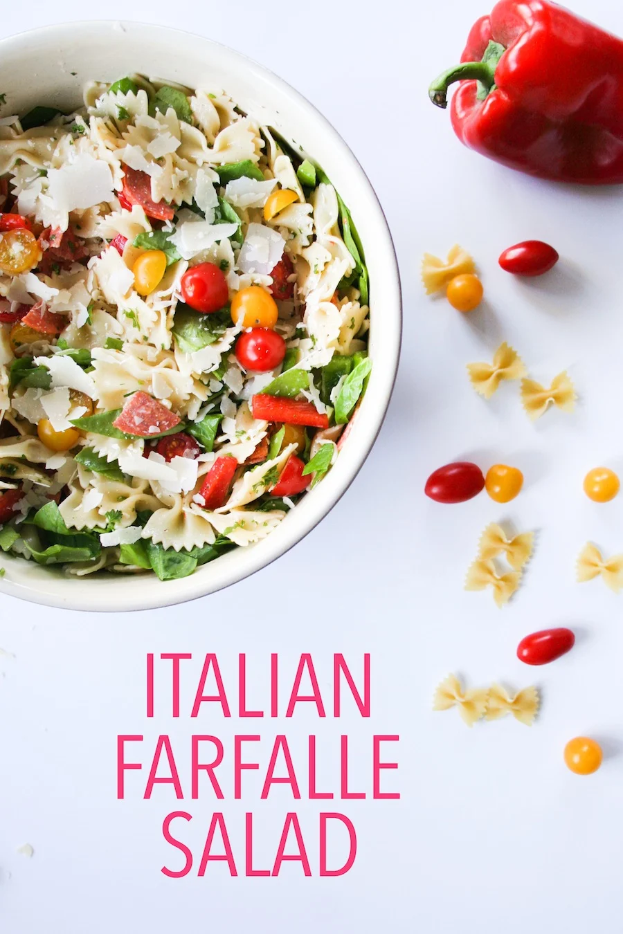 Italian Farfalle Salad // Bowtie Pasta Salad // Legal Miss Sunshine