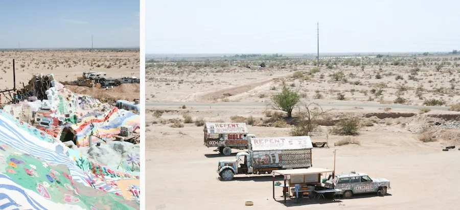 Salvation Mountain // Salton Sea // Legal Miss Sunshine