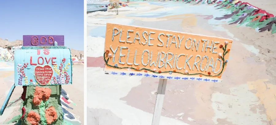 Salvation Mountain // Salton Sea // Legal Miss Sunshine