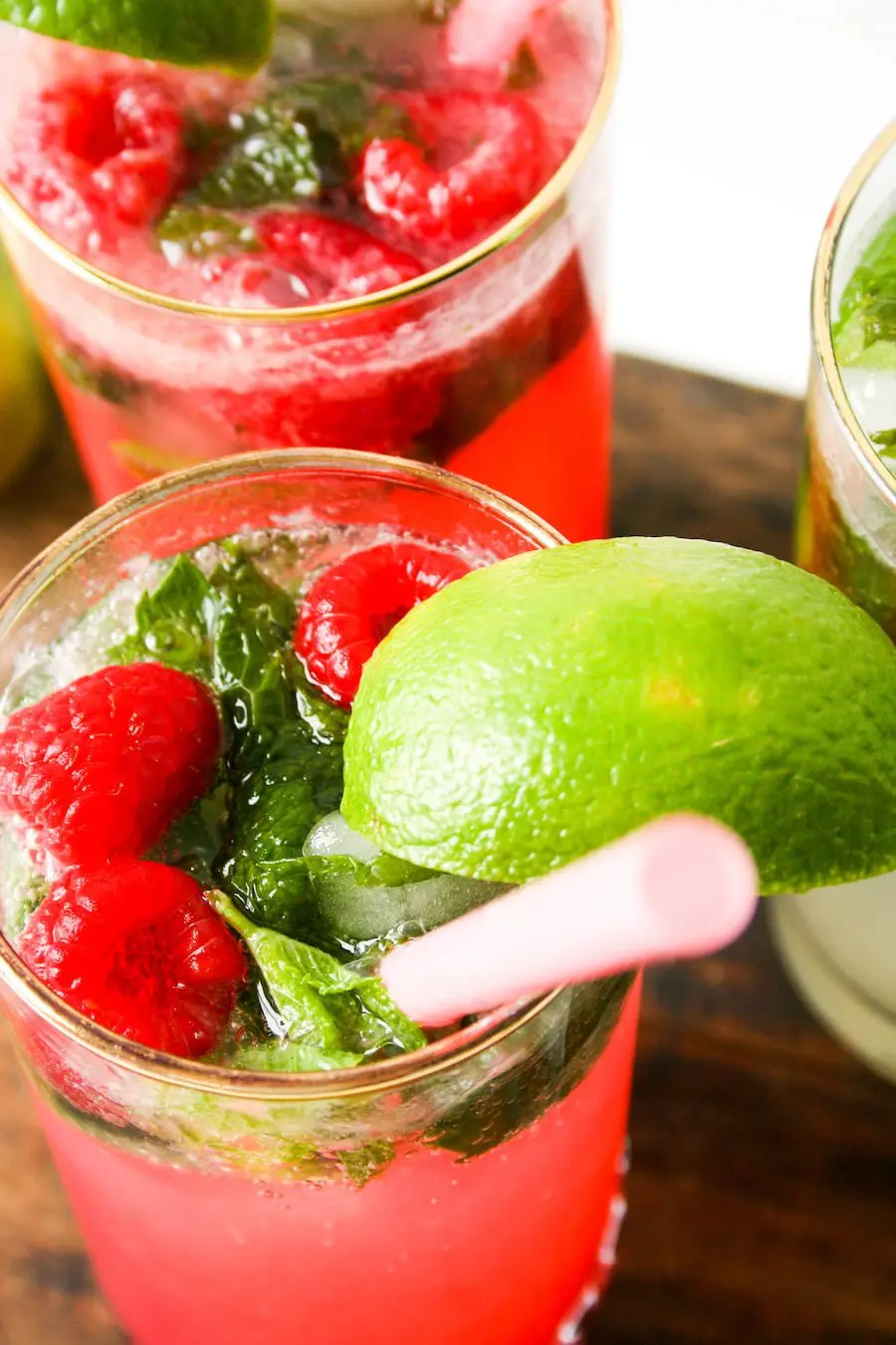 Sparkling Raspberry Mojito Recipe // Salty Canary