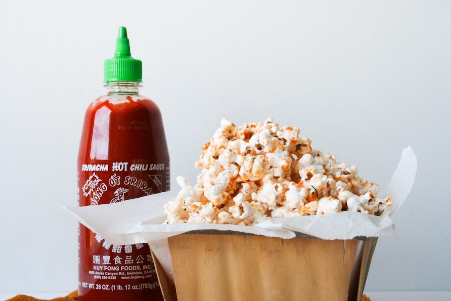 Sriracha Ranch Popcorn Recipe // Legal Miss Sunshine