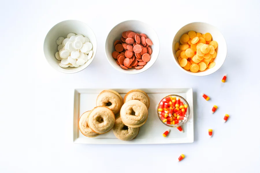 Candy Corn Donuts // Salty Canary