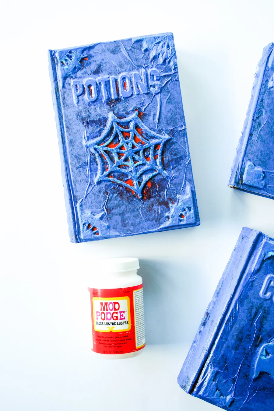DIY Halloween Witches' Spell Book Grimoire // Salty Canary 