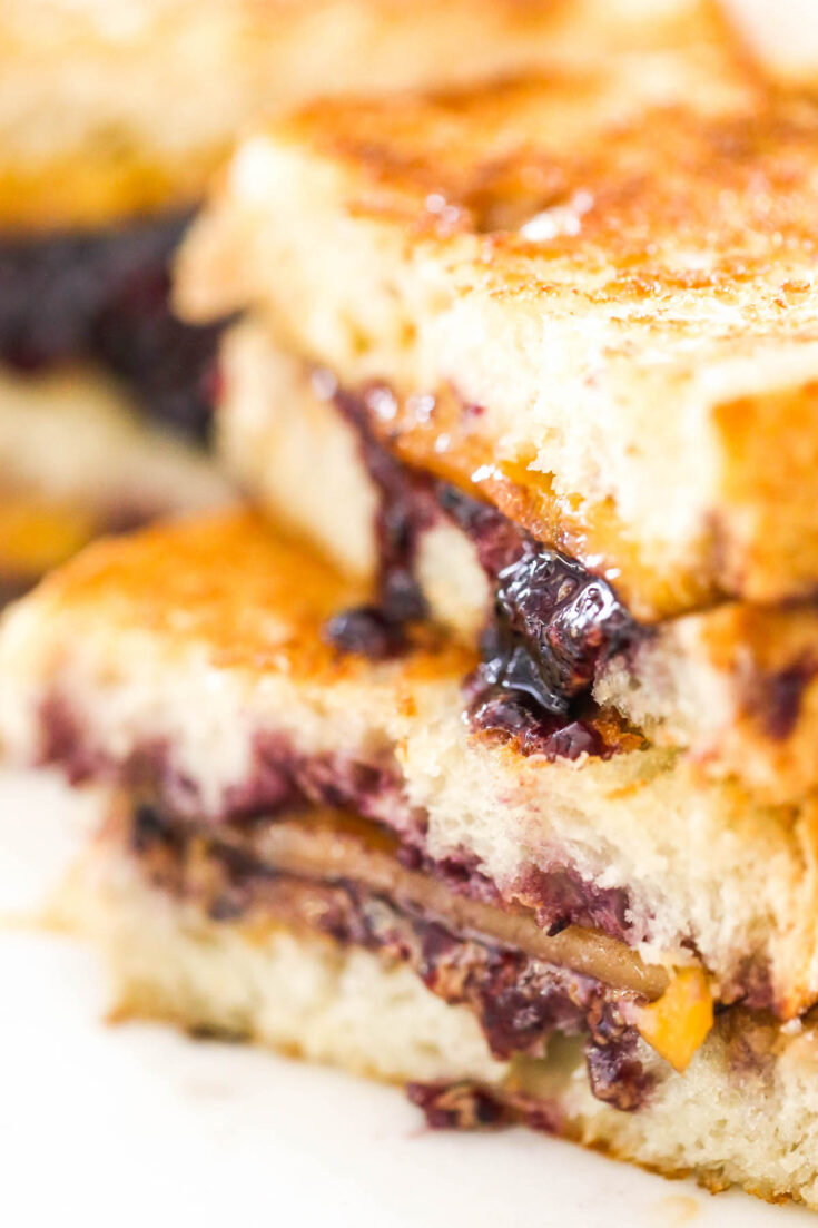 Peanut Butter & Jelly Grilled Cheese Sandwich Salty Canary