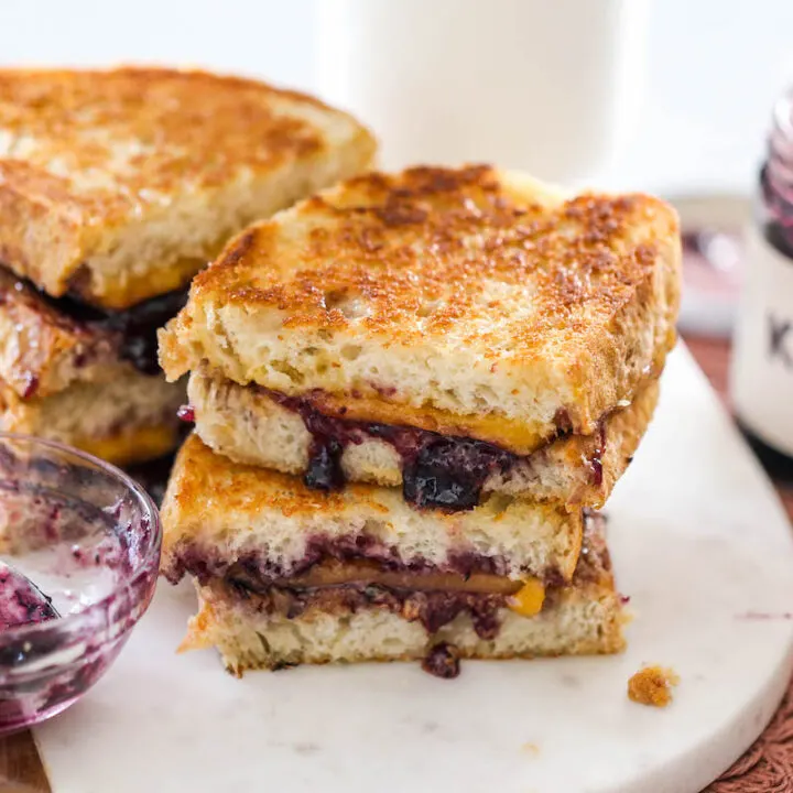 Peanut Butter & Jelly Grilled Cheese Sandwich