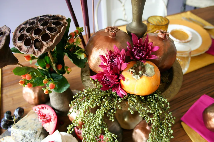 Thanksgiving Tablescape with Cheese Board Centerpiece // Legal Miss Sunshine 