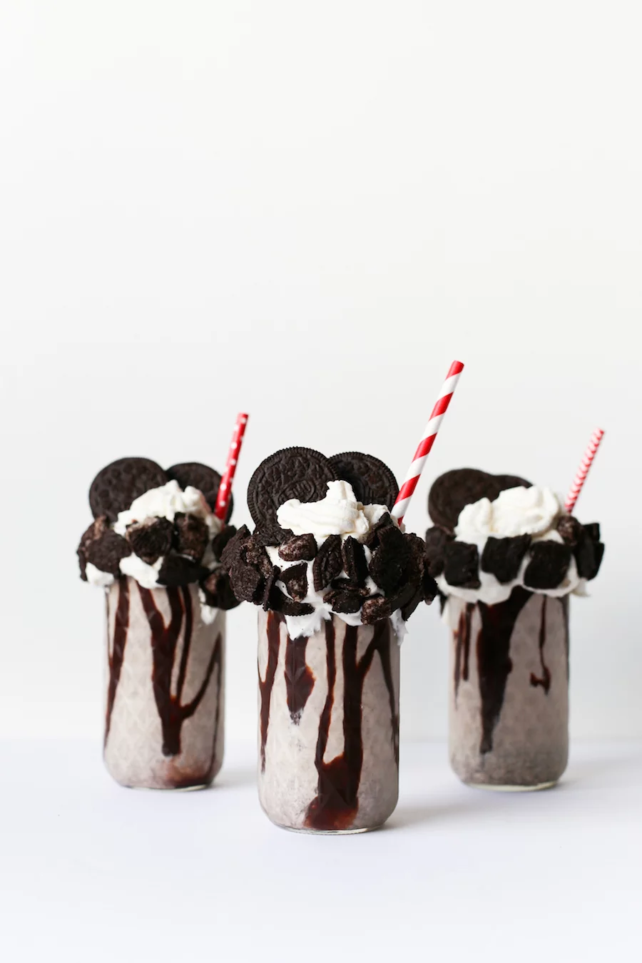 Oreo Cookie Milkshake, Milkshakes, Over-the-Top Freakshake, How do You Make an Oreo Milkshake, Cookies and Cream Milkshake, Recipe, Double Stuffed, Salty Canary 