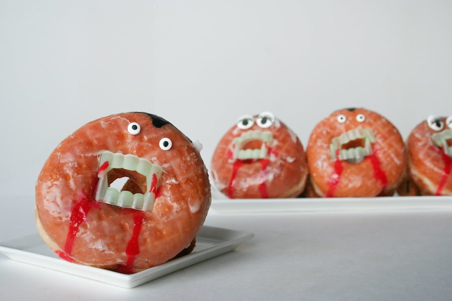 Vampire Donuts for Halloween – Salty Canary
