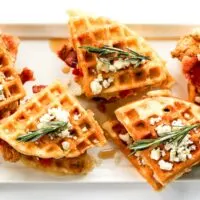 Savory Chicken and Waffle Sliders