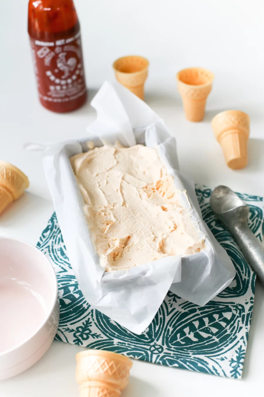 Do you like to add sriracha to everything? Put it in your ice cream! This Sriracha ice cream sounds crazy, but it is so creamy and surprisingly so good, but with a hot, hot, hot aftertaste! 