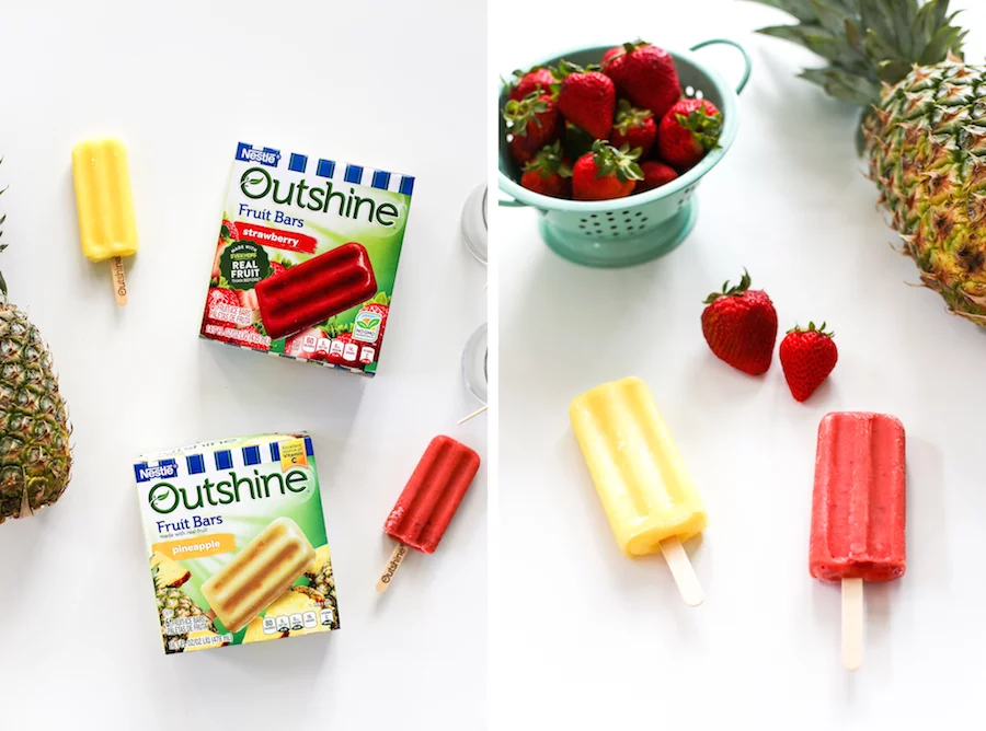 These Tropical Popsicle Mocktails might be my go-to summer treat! They are so good and they are perfect for serving at a party whether it's a pool party, tiki party, or just on a hot Saturday afternoon! // saltycanary.com