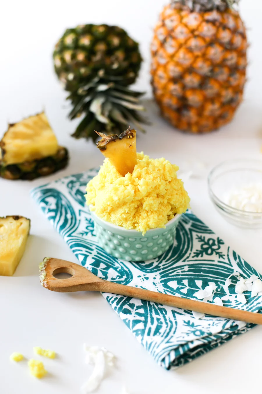 If you can't go to the islands on vacation, bring the islands to you with this DIY Piña Colada Sugar Scrub // saltycanary.com