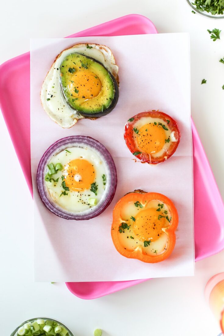Fried Egg in a Bell Pepper Ring // Salty Canary