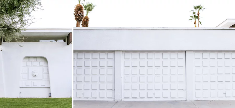 Take a Palm Springs Door Tour to see all the bright & colorful midcentury modern front doors, Instagram Photos, Insta-worthy, Driving Tour, Architecture Tour, Weekend Trip, Palm Springs Guide, Travel Guide, What to do in Palm Springs, Walking Door, Photo Tour, That Pink Door Address, Free Printable Map, Salty Canary 