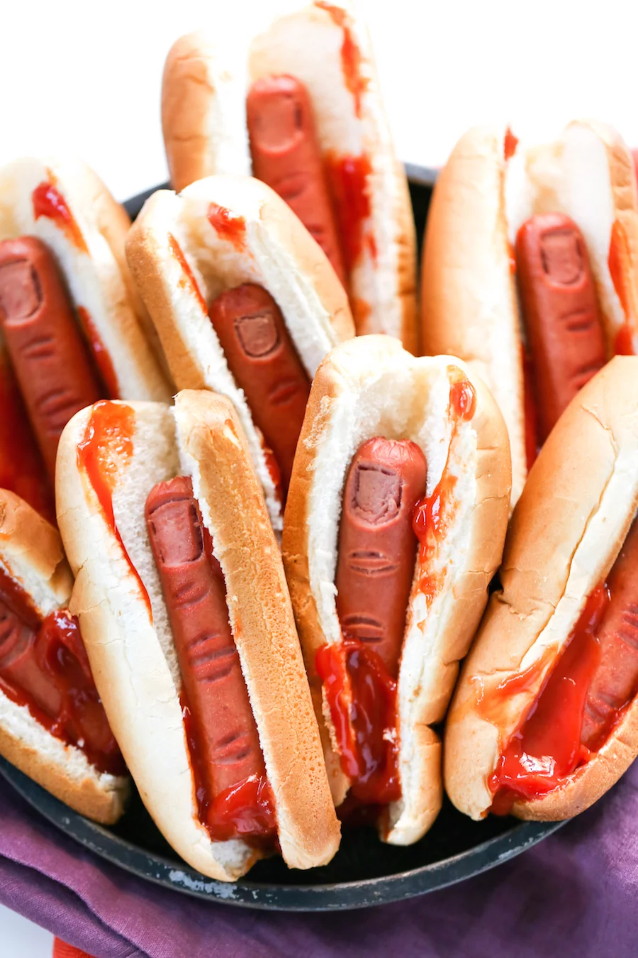 Bloody Finger Hot Dogs