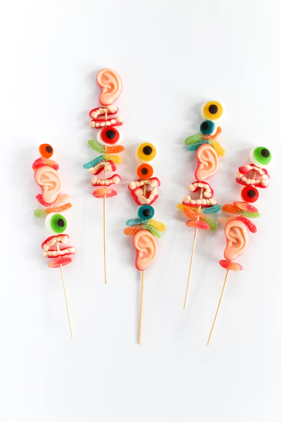 Halloween Monster Candy Kabobs or Swizzle Sticks // Salty Canary
