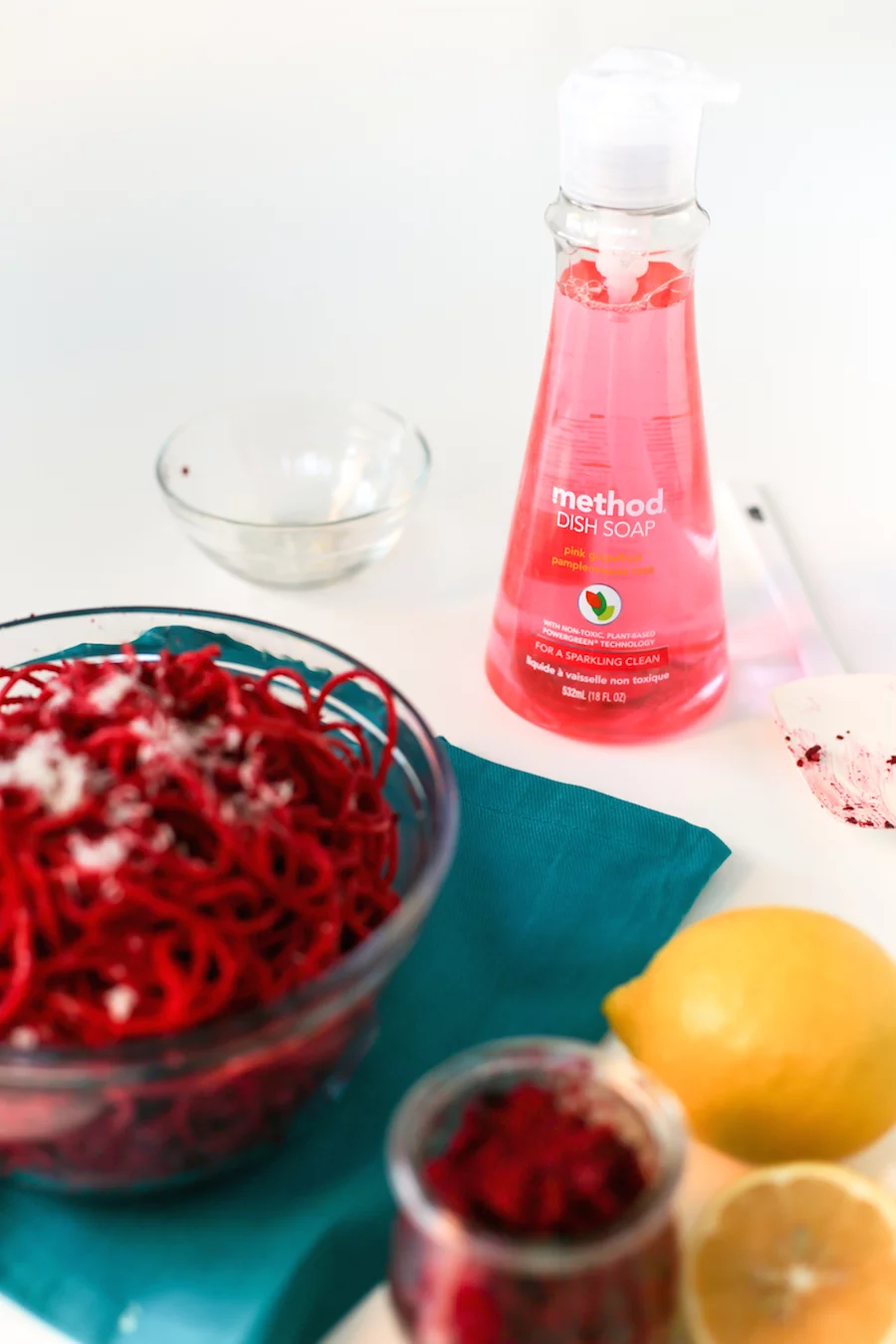 Beet Root Pink Pesto Pasta Recipe // Salty Canary