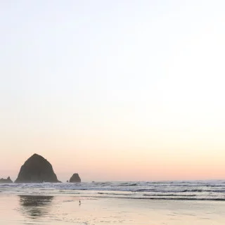 Take a Cannon Beach side trip from Portland, Oregon and visit Haystack Rock! // Salty Canary