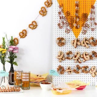 Oktoberfest Pretzel-Shaped Donuts and Beer Party // Salty Canary