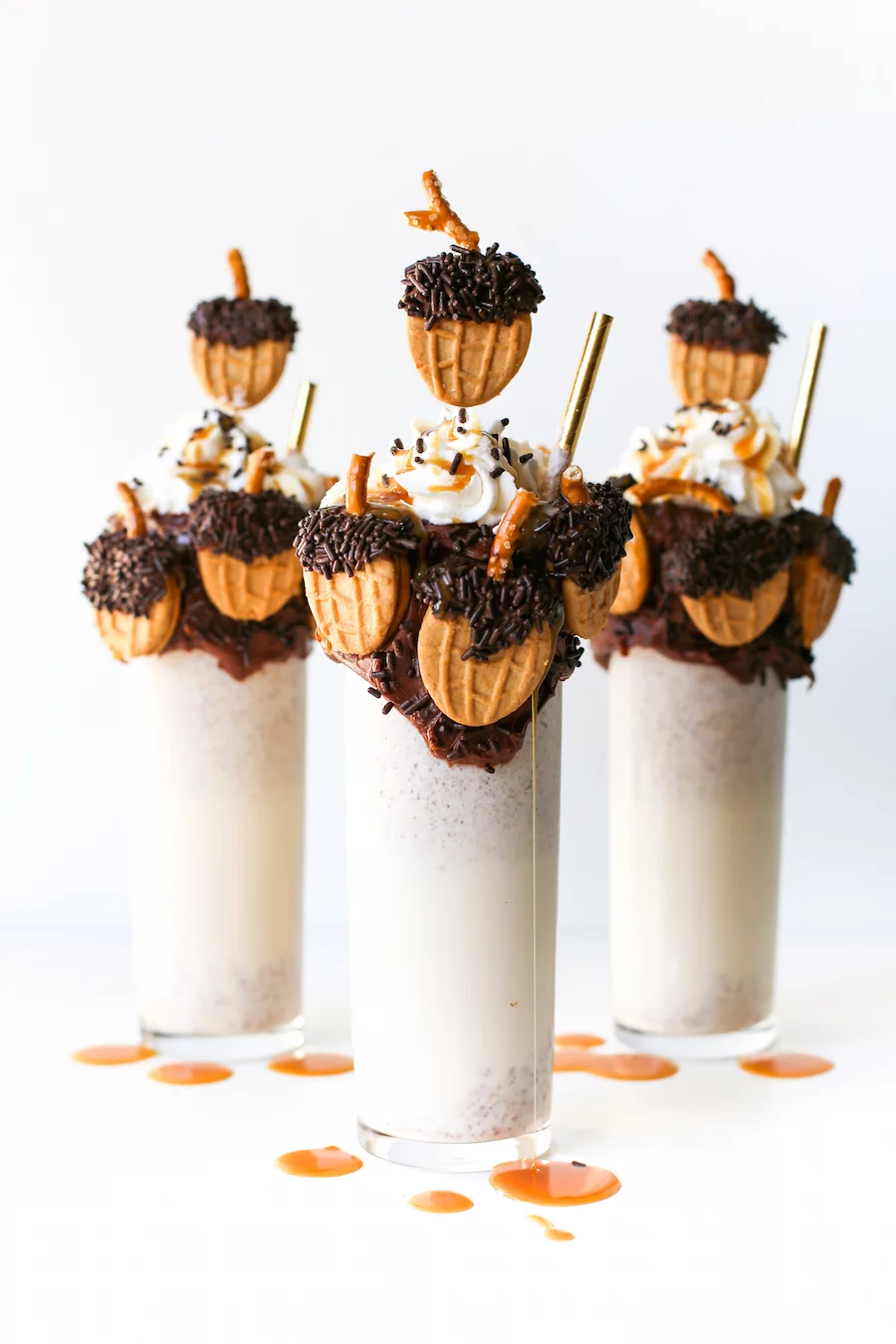 Boozy Bourbon Butter Pecan Thanksgiving Milkshake // Salty Canary