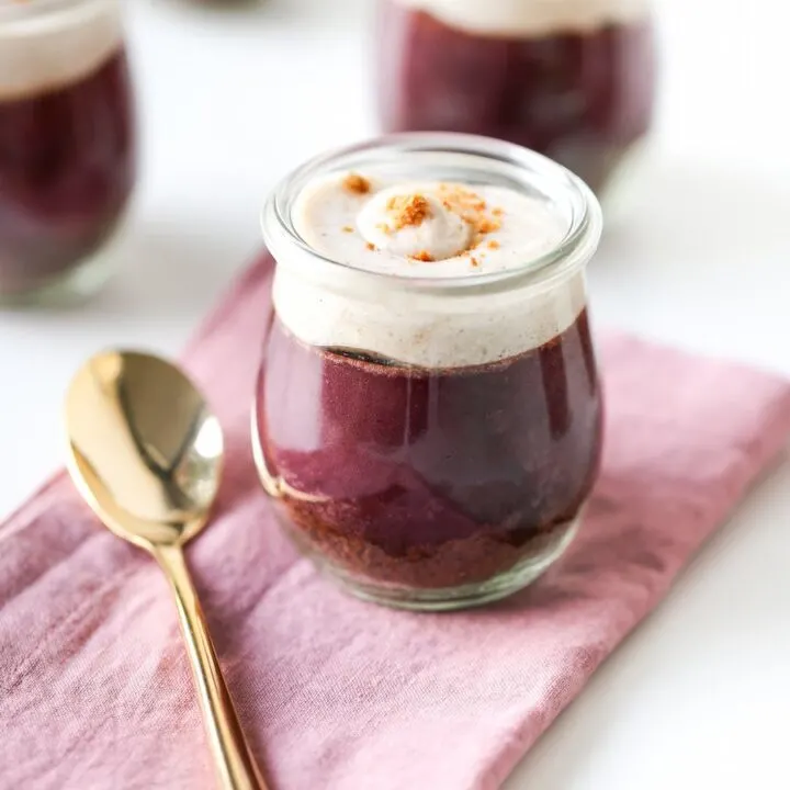 Purple Sweet Potato Pie in a Jar Recipe // Salty Canary