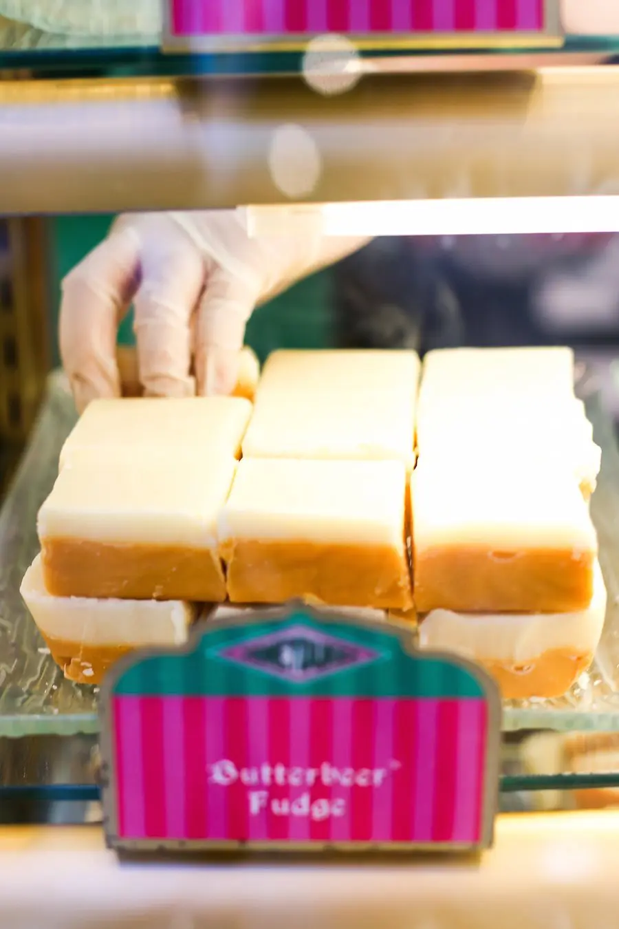 Butterbeer Fudge at the Wizarding World of Harry Potter at Universal Studios Hollywood // Salty Canary