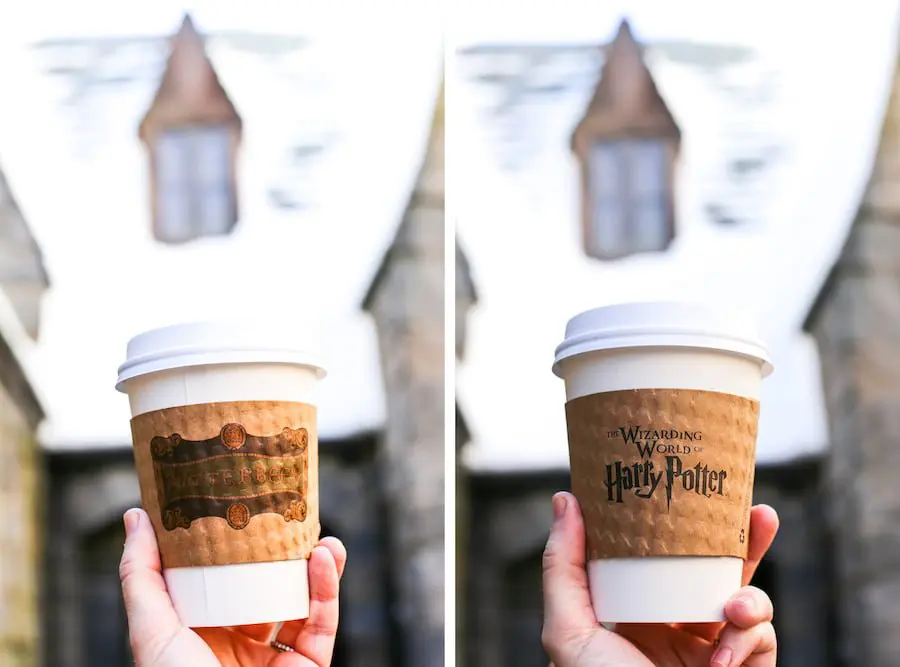 Hot Butterbeer at the Wizarding World of Harry Potter at Universal Studios Hollywood // Salty Canary