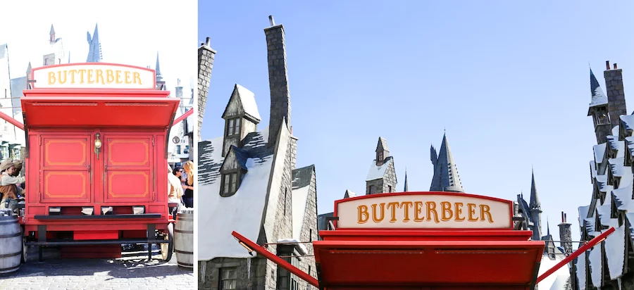 Butterbeer at the Wizarding World of Harry Potter at Universal Studios Hollywood // Salty Canary