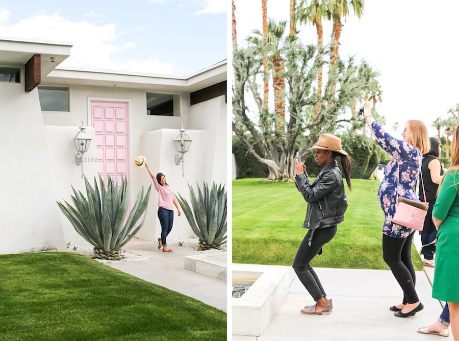 Alt Summit Instagram Tour of Palm Springs - Midcentury Modern Doors // Salty Canary