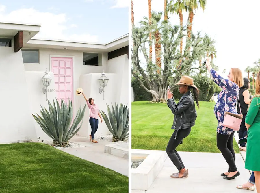 Alt Summit Instagram Tour of Palm Springs - Midcentury Modern Doors // Salty Canary 