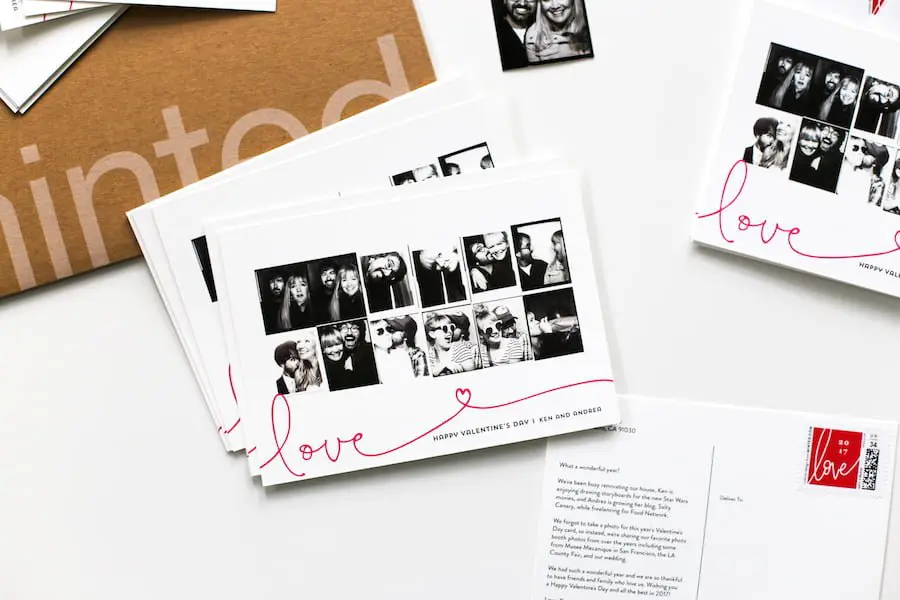 Photo Booth Valentines Day Cards from Minted // Salty Canary