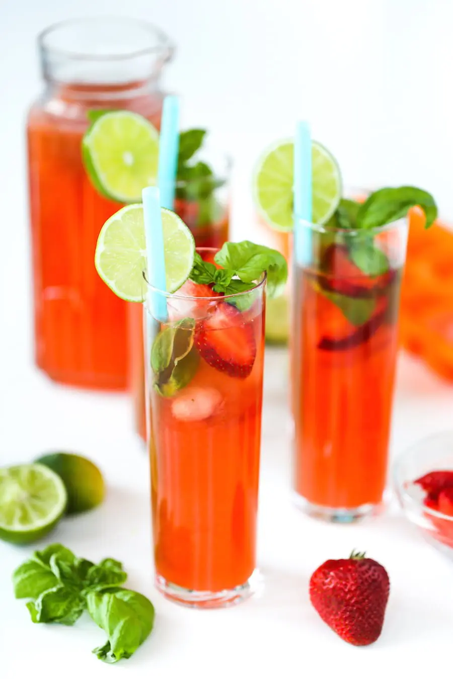 Strawberry Basil Limeade | Salty Canary