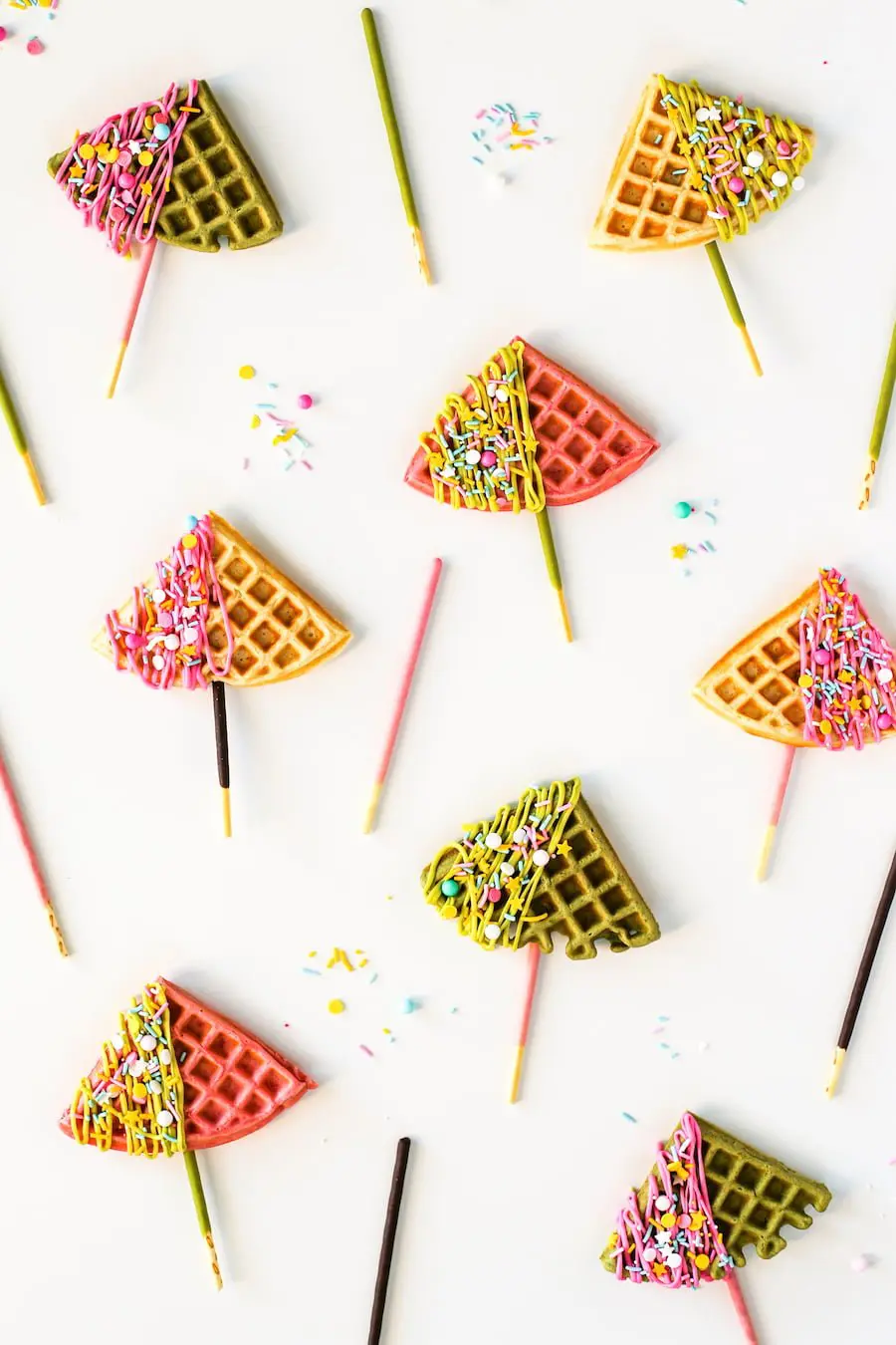 Waffle Pocky Pops // Salty Canary