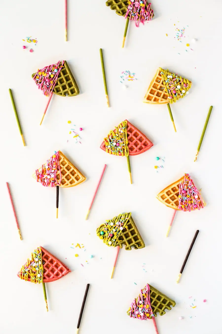 Waffle Pocky Pops // Salty Canary