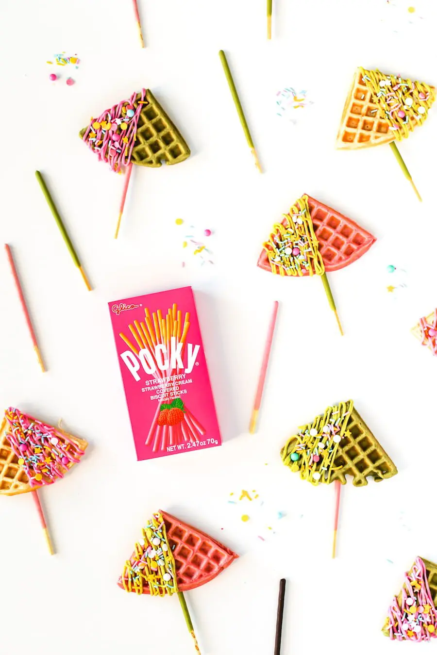 Waffle Pocky Pops // Salty Canary