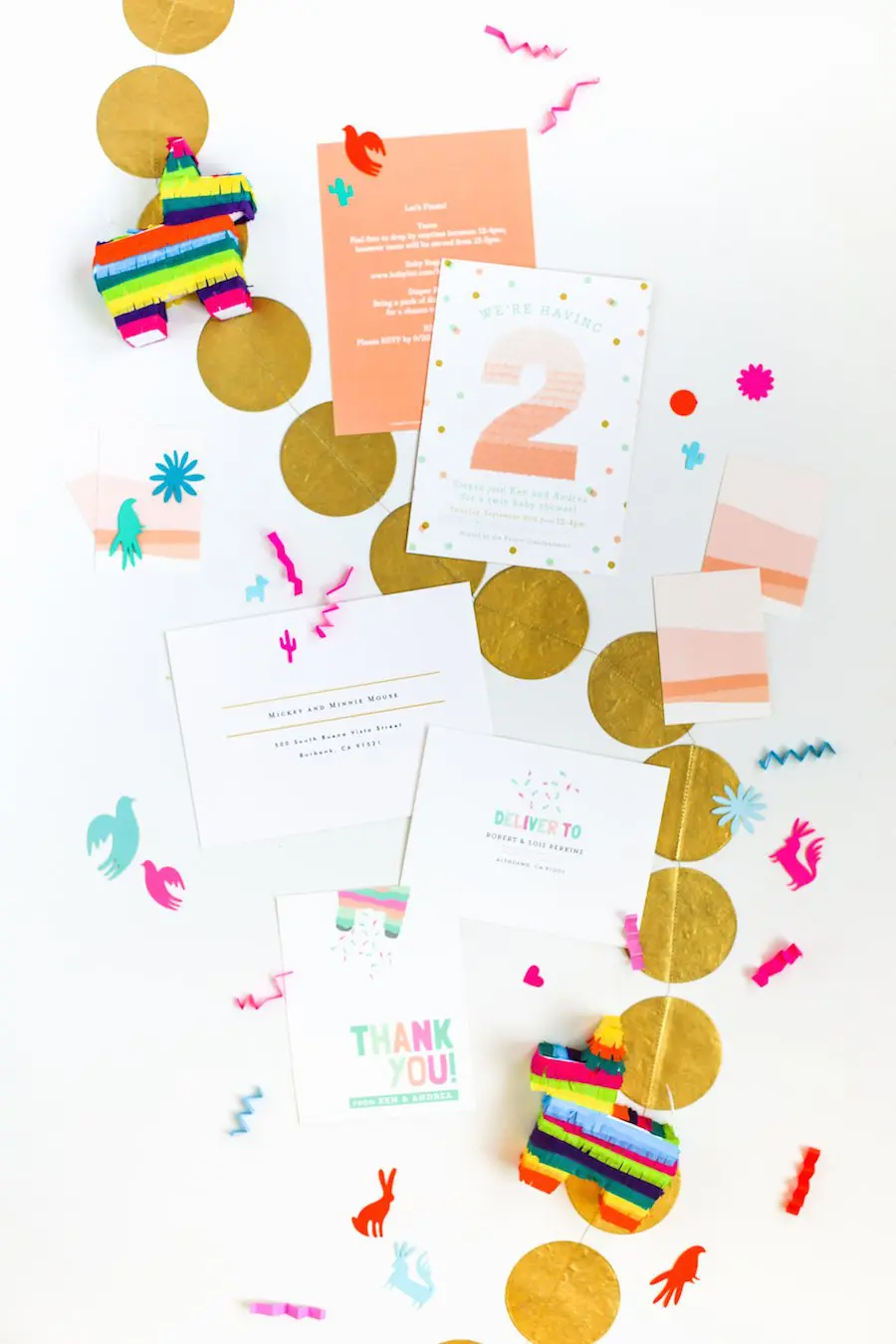 Twin Baby Shower Fiesta // Salty Canary