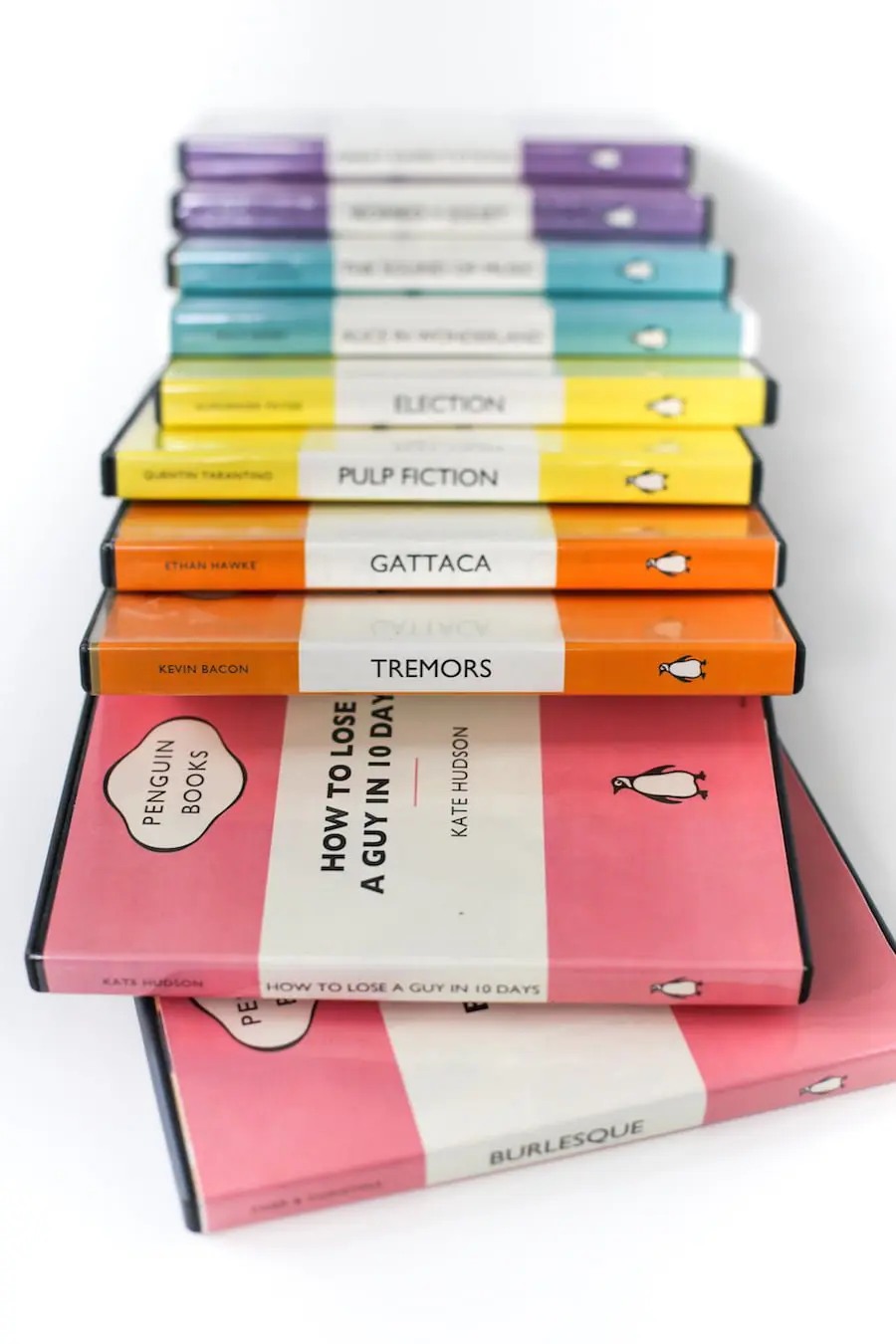 DIY Penguin Book DVD Covers with Free Download // Salty Canary 