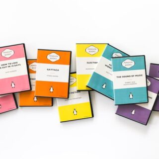 DIY Penguin Book DVD Covers with Free Download // Salty Canary
