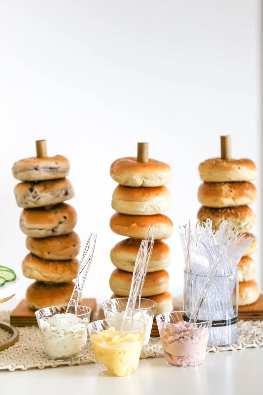 A Simple and Modern Sip & See Party with Bagel and Mimosa Bar // Salty Canary