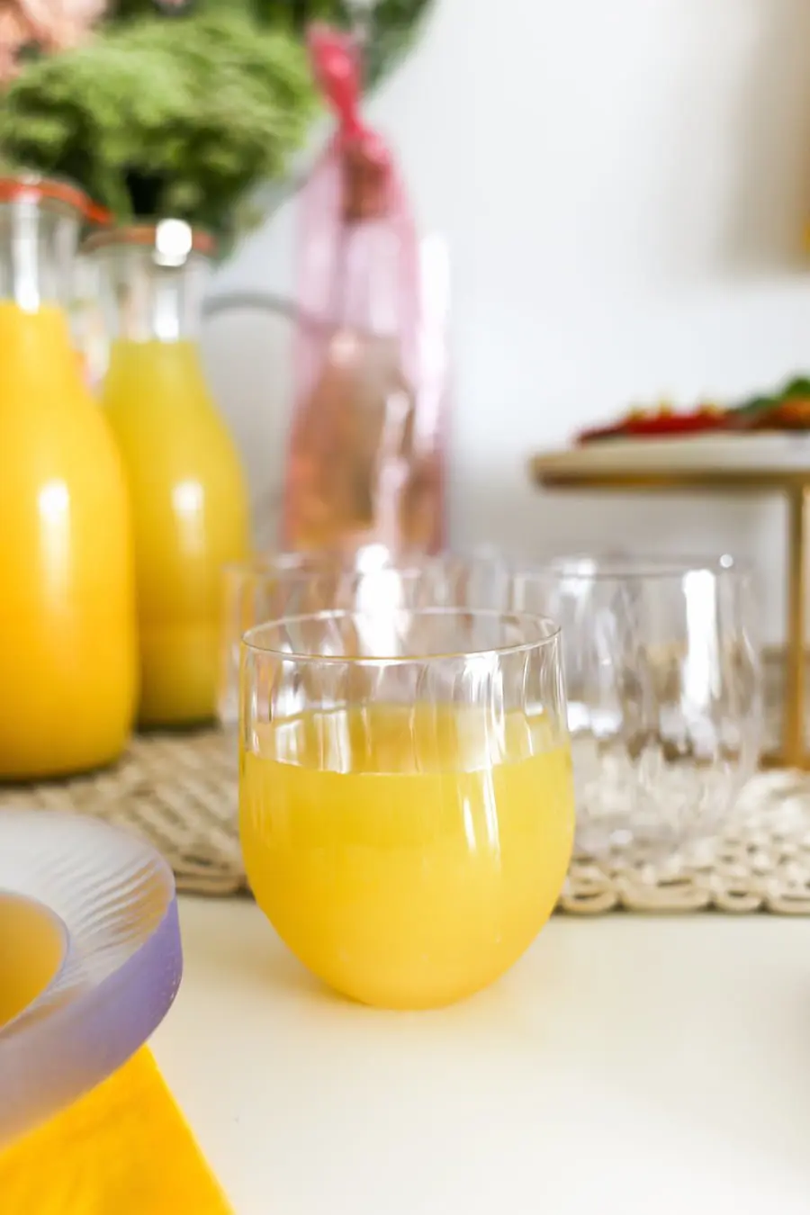 A Simple and Modern Sip & See Party with Bagel and Mimosa Bar // Salty Canary