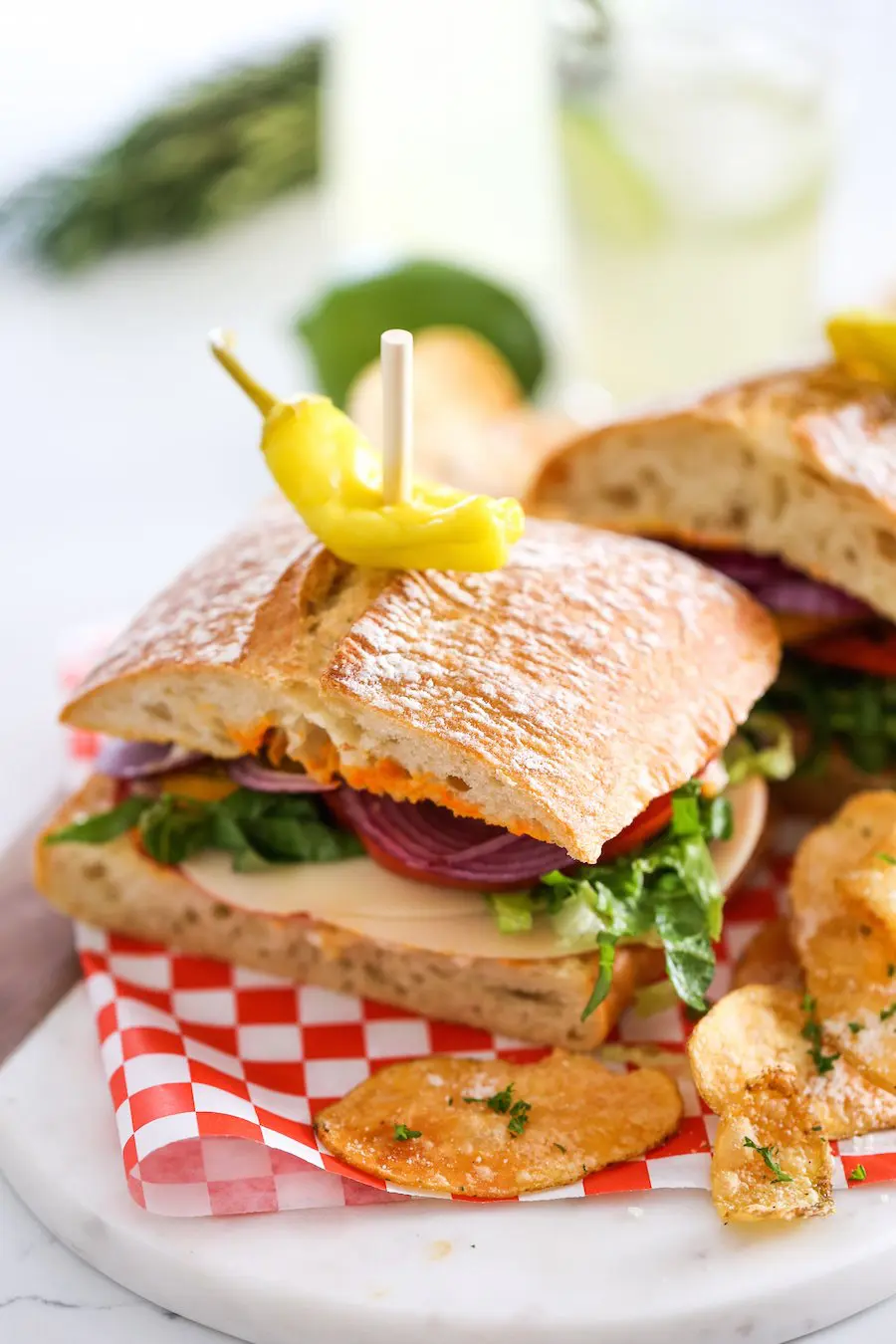Perfect Picnic Italian Sandwiches // Salty Canary