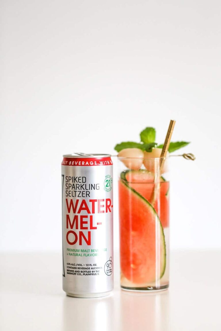 Sparkling Watermelon Lychee Cocktail Salty Canary